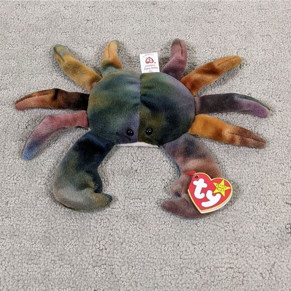 Ty Beanie Babies Claude The Crab Rare New with Tags 1996 - Picture 2 of 10